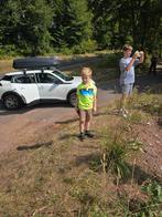 Dakkoffer met dakdragers voor Peugeot e2008, Ophalen