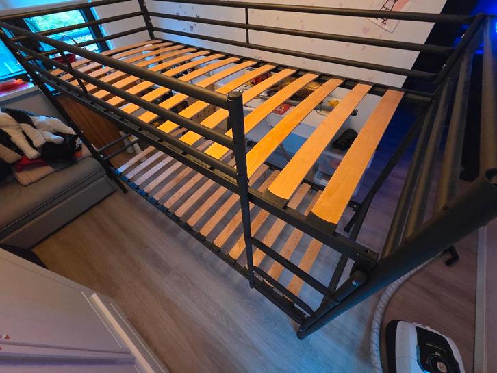 Stapelbed (Lattenbodem), Kinderen en Baby's, Kinderkamer | Stapelbedden en Hoogslapers, Gebruikt, Stapelbed, Ophalen