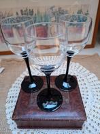 Vintage franse wijnglazen, Ophalen of Verzenden, Glas, Overige stijlen, Glas of Glazen