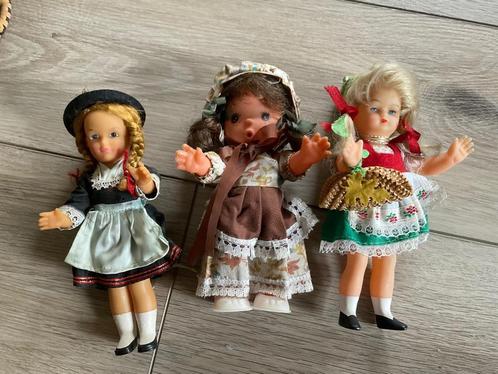 Oude rubberen popjes, Verzamelen, Poppen, Gebruikt, Pop, Ophalen of Verzenden