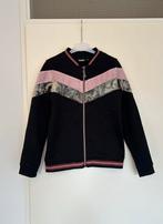 Leuk zwart vestje met fluweel accenten 134 - 140, Kinderen en Baby's, Kinderkleding | Maat 134, Ophalen of Verzenden, Zo goed als nieuw