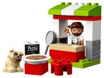 Lego Duplo 10927 Pizza Kraam (ZGAN) 2+, Ophalen of Verzenden, Zo goed als nieuw, Complete set, Duplo