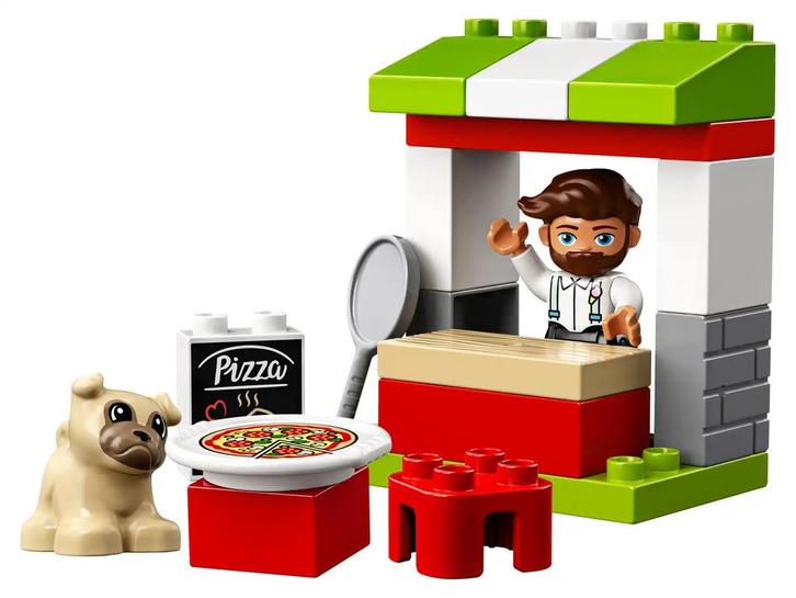Lego Duplo 10927 Pizza Kraam (ZGAN) 2+, Kinderen en Baby's, Speelgoed | Duplo en Lego, Zo goed als nieuw, Duplo, Complete set
