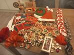 Doos vol met vintage kerstversiering & kerstdecorstie, Diversen, Kerst, Ophalen, Gebruikt
