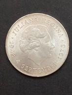 10 gulden 1973 zilver, Koningin Juliana, Zilver, Ophalen of Verzenden, Losse munt