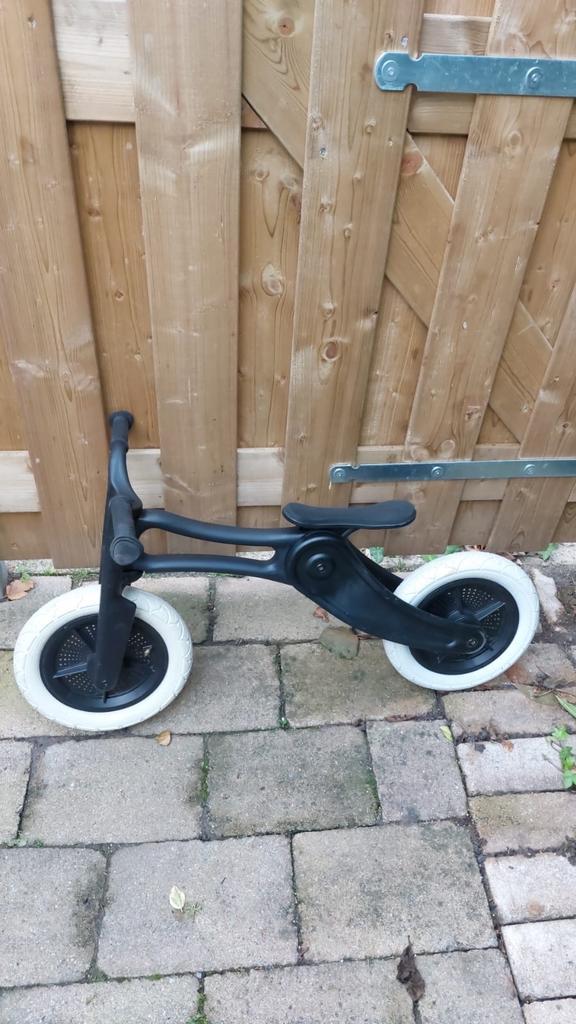 Loopfiets met duwstang, Fietsen en Brommers, Fietsen | Driewielers, Gebruikt, Duwstang, Ophalen