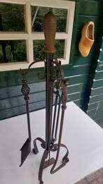 Antiek Haardstel met Houten Handvat, Ophalen, Gebruikt, Houthaard
