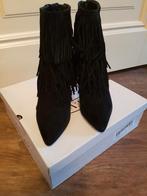 Steve Madden Zwarte Laarsjes met Franjes - Maat 38, Kleding | Dames, Schoenen, Zwart, Lage of Enkellaarzen, Steve Madden, Nieuw