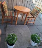 tuinset, Tuin en Terras, Tuinsets en Loungesets, Ophalen, Zo goed als nieuw, Hout, 2 zitplaatsen