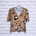 Studio Anneloes Top Maat S Bruin Panterprint Travelstof, Studio Anneloes, Bruin, Verzenden, Sa
