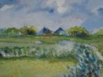 Landschap schilderij TEXEL Wouter Weerman, Antiek en Kunst, Kunst | Schilderijen | Klassiek, Ophalen