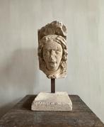 Kalkstenen Vrouwenhoofd - Frans, 16e Eeuw, Antiek en Kunst, Ophalen