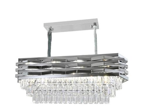 Ovaal 90 cm hanglamp eric kuster style lamp zakkroon new, Huis en Inrichting, Lampen | Hanglampen, Nieuw, 75 cm of meer, Glas