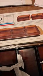 Vereco vintage Dienblad met serveerschaaltjes rookglas retro, Ophalen of Verzenden, Overige typen