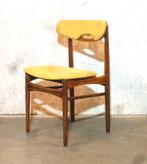 4 Retro vintage Palissander eetkamerstoelen stoel Mahjongg, Huis en Inrichting, Stoelen, Ophalen, Overige materialen, Overige kleuren