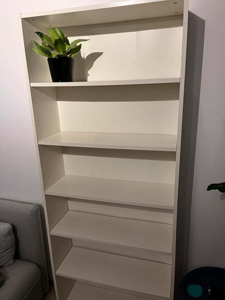 Ikea Billy Boekenkast - Wit, Huis en Inrichting, Kasten | Boekenkasten, Gebruikt, 50 tot 100 cm, 200 cm of meer, 25 tot 50 cm