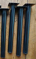 4 tafelpoten 30 cm hoogte metaal rond / nieuw staat, Tafelpoot, Minder dan 50 cm, Rond, Minder dan 50 cm