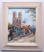 Maurin Serpolette  (1923) - Notre Dame Parijs - olieverf, Ophalen of Verzenden
