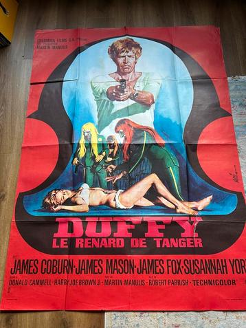 Filmposter James Coburn, Duffy 1968 beschikbaar voor biedingen