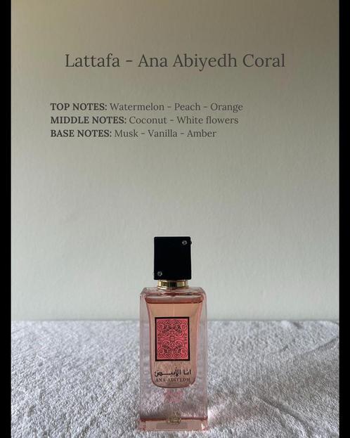 LATTAFA - ANA ABIYEDH CORAL -> 2-5-10 ml, Sieraden, Tassen en Uiterlijk, Uiterlijk | Parfum, Nieuw, Verzenden