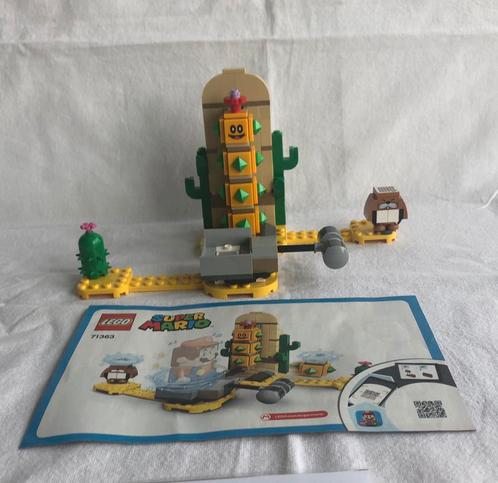 U12 - Lego Mario 71363 - Desert Pokey (uitbreidingsset), Kinderen en Baby's, Speelgoed | Duplo en Lego, Zo goed als nieuw, Ophalen of Verzenden