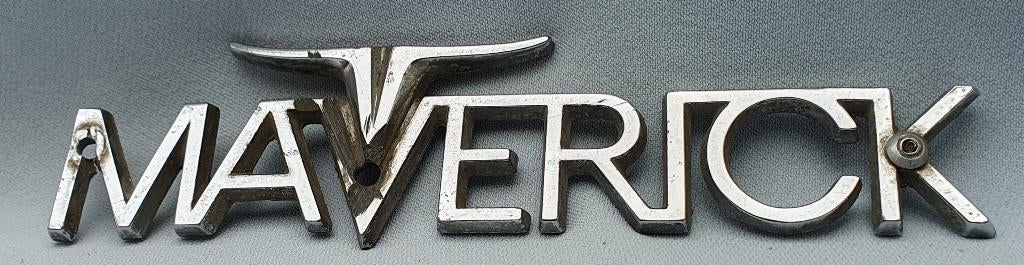 Ford Maverick embleem 70er jaren, Verzenden, Gebruikt, Auto's