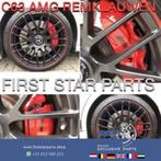 W204 W205 C63 AMG Remklauwen Set origineel Mercedes rood 4x, Gebruikt, Ophalen of Verzenden, Mercedes-Benz
