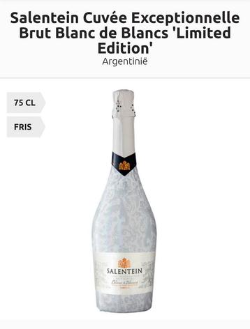 Salentein Cuvée Exceptionnelle Brut Blanc de Blancs 'Limited beschikbaar voor biedingen