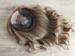 L2L monofilament haartopper hairpiece clips lichtbruin mix, Nieuw, Pruik of Haarverlenging, Verzenden