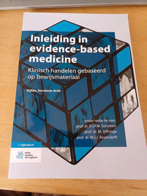 Inleiding in evidence-based medicine, Boeken, Wetenschap, Zo goed als nieuw, Ophalen of Verzenden