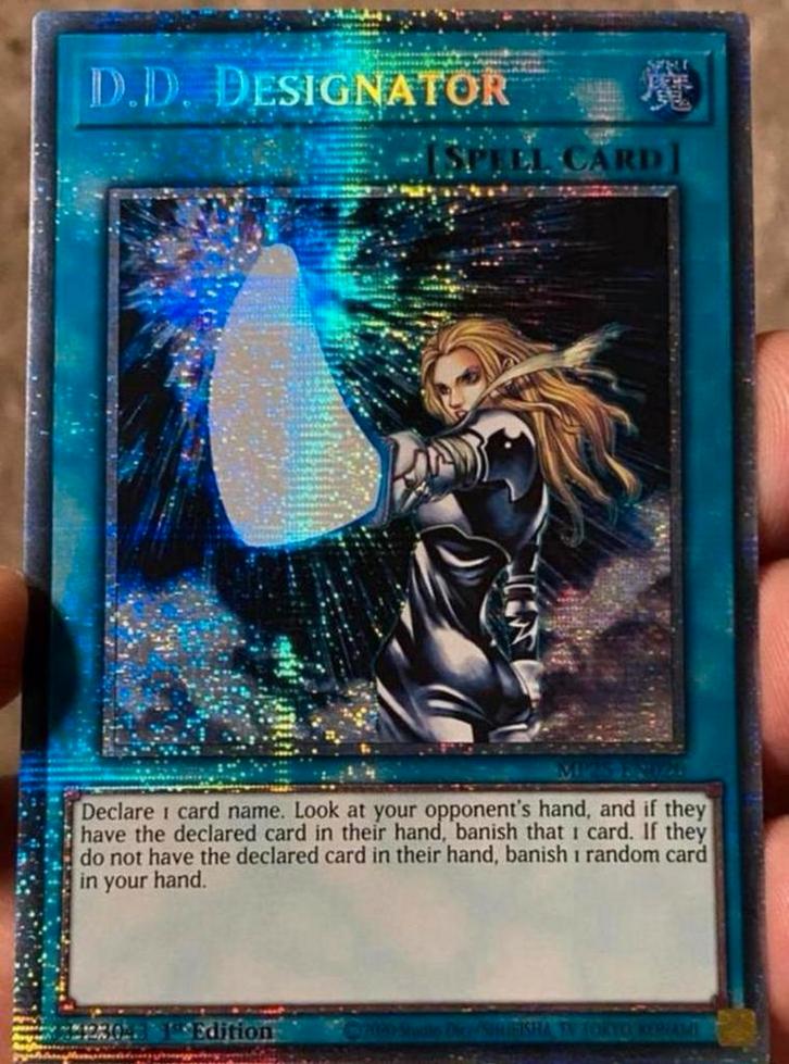 Yu-Gi-Oh! D.D. Designator MP25 1st Starlight Tin Mint !, Hobby en Vrije tijd, Verzamelkaartspellen | Yu-gi-Oh!, Zo goed als nieuw