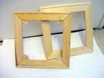 2 Grenen lijstjes;   Uitwendige maat 30 x 30 cm., Minder dan 50 cm, Nieuw, Ophalen of Verzenden, Minder dan 50 cm