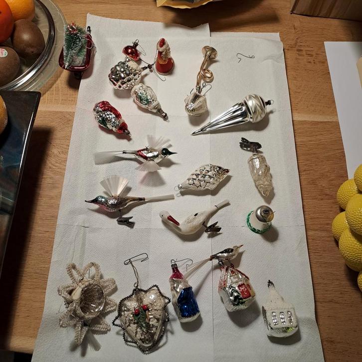 Antieke kerstballen > 50 stuks, Diversen, Kerst, Ophalen of Verzenden