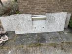 Granieten aanrechtbladen - diverse afmetingen, Ophalen, Gebruikt, 150 tot 200 cm, Minder dan 100 cm