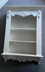 Krijtwit Hangkastje voor Prullaria, Huis en Inrichting, Met plank(en), Zo goed als nieuw, Minder dan 25 cm, Minder dan 100 cm