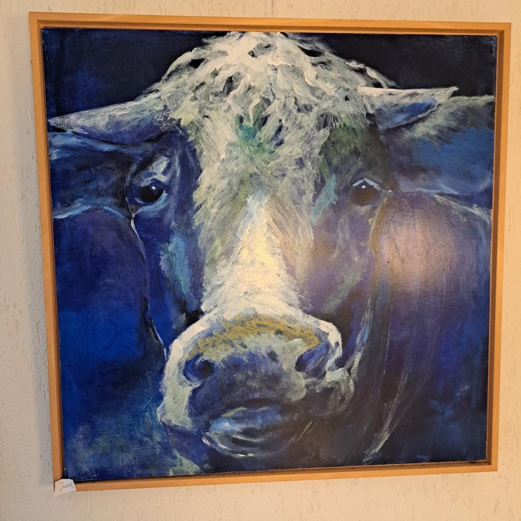 2 Schilderijen van een koeien, Antiek en Kunst, Ophalen