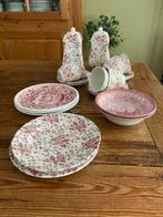 Diverse roze serviesdelen, Ophalen of Verzenden