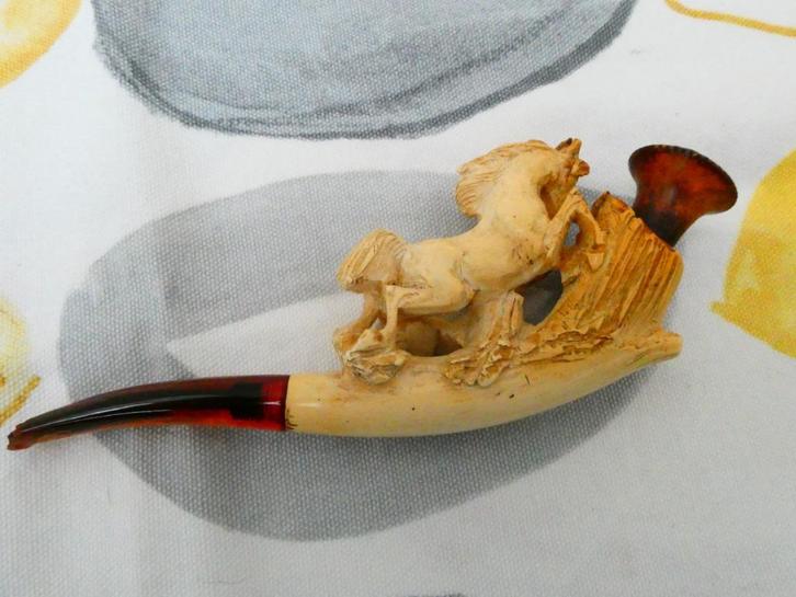 Antieke pijp, Verzamelen, Rookartikelen, Aanstekers en Luciferdoosjes, Gebruikt, (Water)pijp, Ophalen of Verzenden