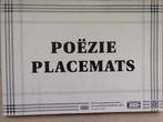 Poëzie placemats - 20 gedichten op kartonnen placemats, Ophalen of Verzenden, Zo goed als nieuw, Meerdere auteurs