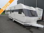 Hobby De Luxe 490 kmf, Caravans en Kamperen, Caravans, Hobby, Dwars-stapelbed, Treinzit, 5 tot 6 meter