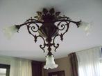 Antiek brons Franse hanglamp (plafon) ., Antiek en Kunst, Ophalen