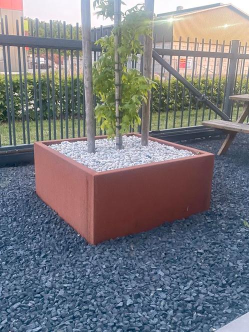 Cortenstaal bloembakken tuinbakken, Tuin en Terras, Bloembakken en Plantenbakken, Nieuw, Metaal, Tuin, Ophalen