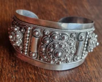 vintage Frans zilver armband met knoppen beschikbaar voor biedingen
