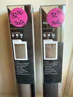 2x Verduisterende Rolgordijnen 120x190 Bruin Grijs, Doe-het-zelf en Verbouw, Rolluiken, 100 tot 150 cm, Nieuw, Ophalen of Verzenden