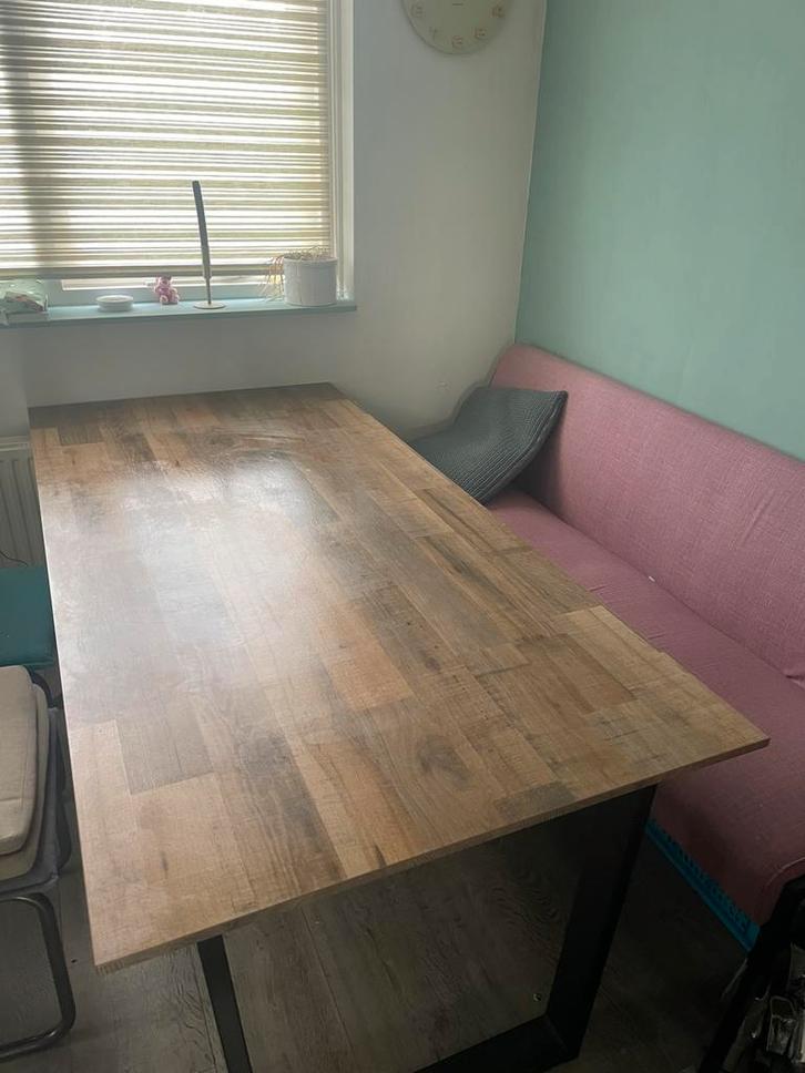 Eettafel 190x90, Huis en Inrichting, Tafels | Eettafels, Zo goed als nieuw, 50 tot 100 cm, 150 tot 200 cm, Rechthoekig, Ophalen