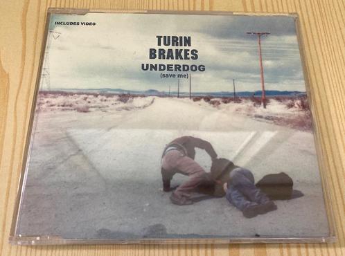 CD Single Turin Brakes - Underdog (Save Me) 4 Tracks, Cd's en Dvd's, Cd Singles, Zo goed als nieuw, Pop, 1 single, Maxi-single