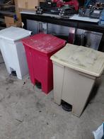 Vuilnis bak rubbermate met voet bedienging, Ophalen, Kunststof, Minder dan 50 cm