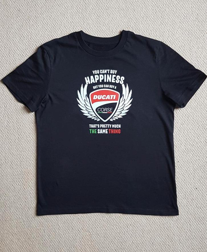 Ducati T-shirt, Motoren, Kleding | Motorkleding, Overige typen, Dames, Heren, Kinderen, Nieuw zonder kaartje, Ophalen
