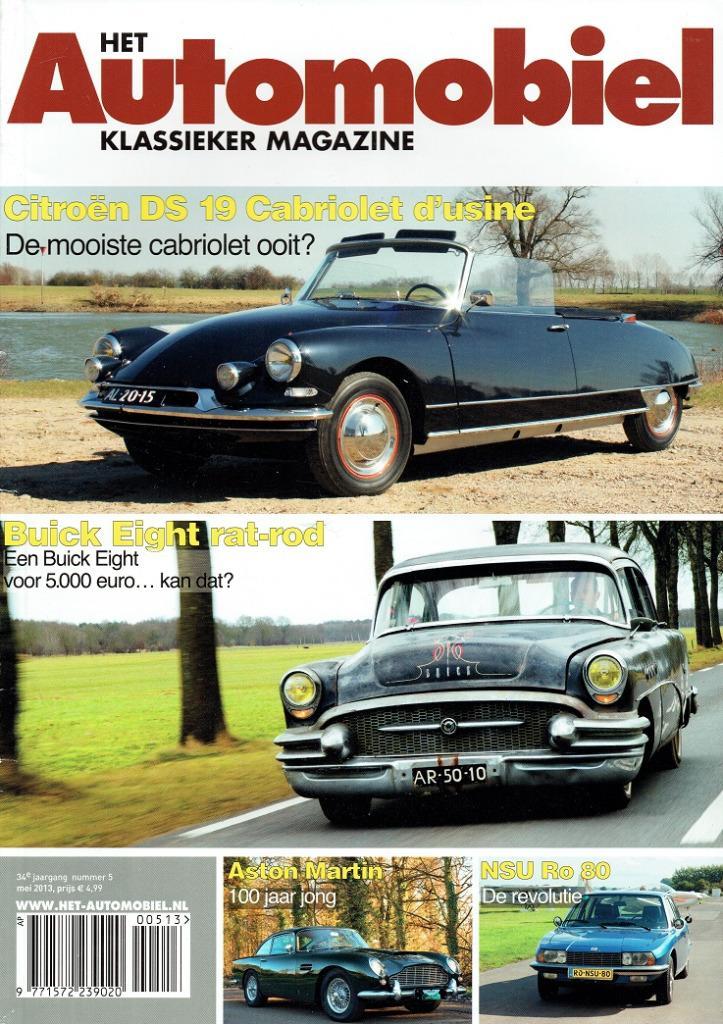 Het Automobiel 2013 nr. 5 (o.a. NSU Ro 80), Boeken, Auto's | Folders en Tijdschriften, Gelezen, Algemeen, Verzenden