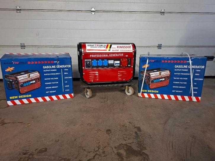 Aggregaat KW8500E, Doe-het-zelf en Verbouw, Aggregaten, Nieuw, Benzine, Minder dan 5 kVA, Ophalen